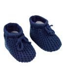 Baby Boys Girls Knitted Booties Mesh 0-3 Months S401 - Navy Blue - Buy Online on GoSupps.com