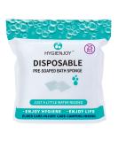 HYGIENJOY Rinse-Free Bath Sponges (25-Count) - Extra Thick No Residue Body Wipes for Adults, Elderly, Injured, Bedridden, Campers, and Hikers - Buy Online on GoSupps.com