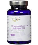 Buy Vitaworld Hyaluronic Acid 100 + Collagen 400 200mg Hyaluronic Acid & 800mg Collagen per Day 120 Capsules | Best for Skin Health & Hydration - International Shipping - Buy Online on GoSupps.com