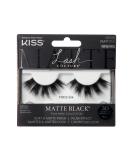 KISS Lash Couture Matte Black Collection - Soft Faux Mink Eyelashes with Flexi Band & Glue - 1 Pair - Buy Online on GoSupps.com