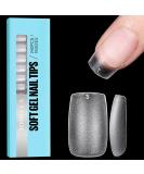 TOMICCA Short Square Nail Tips Clear Nail Tips Natural False Nails Square French Acrylic Nails Artificial Nails Tips for Girls Women (240 Pcs 15 Sizes) 2.Short Square - Buy Online on GoSupps.com
