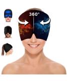 G.A.C.H. Headache Hat - Migraine Relief Cap for Cold and Hot Therapy | Sinus & Stress Relief, Tension, Puffy Eyes | Black Face Mask - Buy Online on GoSupps.com
