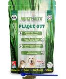 PLAQUE OUT 1KG: Organic Tartar Plaque Remover for Dogs & Cats - Bad Breath, Teeth & Gum Care - Buy Online on GoSupps.com