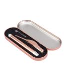 Baby Ear Wax Removal Set - Stainless Steel Luminous Tweezers & Earpick | Safe & Soft Ear Cleaning Tool with Storage Box (Rose Golden) - Buy Online on GoSupps.com