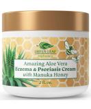 Manuka Honey Eczema Cream (2oz) | Psoriasis Relief & Dry Skin Treatment | Soothing Moisturizer for Kids & Adults - Buy Online on GoSupps.com
