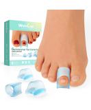 Welnove Hammer Toe Corrector: Toe Straightener - Bunion Corrector & Broken Toe 3 Different Size for Women and Men 6PCS Blue - Buy Online on GoSupps.com
