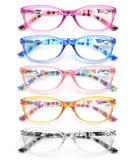 HEEYYOK Women's 2.5x Colorful Reading Glasses - Lightweight Comfortable Readers for Small Faces - Durable Spring Hinge - 5 Pack Mix Colors - Buy Online on GoSupps.com