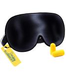 Silk Sleep Eye Mask for Men Women, Comfortable Super Soft Eye Mask With Adjustable Strap, 100% Pure Silk, Works With Every Nap Position, Ultimate Sleeping Aid Blindfold, Blocks Light, Jersey Slumber 1 Count (Pack of 1) Black - Buy Online on GoSupps.com