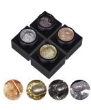 Buy Silver Metal Glitter Gel Nail Polish - 4 Colors | Platinum Gold Silver Black Glitter | Soak Off Gel for DIY Nail Art - Sparkling Nail Polish Liner - Buy Online on GoSupps.com