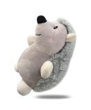 Grey Microwavable Weighted Stuffed Animal Heating Pad - Heatable & Unscented - Buy Online on GoSupps.com