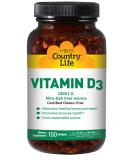 Country Life Dry Vitamin D 1000 IU - 100 Tablets | Enhance Immunity & Bone Health - Buy Online on GoSupps.com