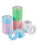 25 PCS Eyelash Extension Tape Adhesive Fabric | Under Eye Tape for Individual Lash Extensions | Breathable Micropore Medical Tape | 1/2''x10 Yards | Assorted Colors - Buy Online on GoSupps.com