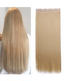 S-noilite 26 Half Full Head One Piece Clip in Hair Extensions - Long Straight Golden Mix Bleach Blonde - 26 Inch - Buy Online on GoSupps.com