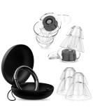 High Fidelity Concert Ear Plugs - Noise Reduction for Music Festivals Musicians & More | 20 dB Hearing Protection - Buy Online on GoSupps.com