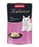 Animonda Finest Adult Cat Food - Wet Food with Salmon & Chicken Fillet in Sauce - 18 x 50g Fresh Pack - Buy Online on GoSupps.com