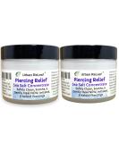 Urban ReLeaf Piercing Relief Sea Salt Concentrate - Set of 2 | Aftercare Clean, Soak, Heal Keloid Bump Piercings | Tea Tree & Non-iodized Sea Salt | Makes 90 Cups - Buy Online on GoSupps.com