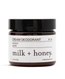 Milk + Honey Aluminum Free No. 20 Cream Deodorant with Coconut and Vanilla 2.5 oz - Natural Deodorant for Women and Men - Buy Online on GoSupps.com