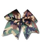 Full Camo Camouflage Military Support Cheer Bow - Camo Hair Bow - Buy Online on GoSupps.com