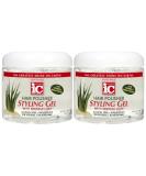 Fantasia IC Polish Gel Regular 16 Oz - Pack of 2 | High Shine Hair Styling Gel - Buy Online on GoSupps.com