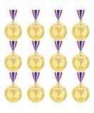 Caydo 12 Pieces Winner Awards Medals with Trophy Graphics - Perfect for Competitions, Sports & Parties - 2 Inch - Buy Online on GoSupps.com
