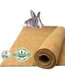 Natural Hemp Rodent Mat - 100% Eco-Friendly Dust-Free & Strong - 100x50cm Floor Cover for Rodent Cages - Buy Online on GoSupps.com
