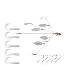 Yum Yumbrella Ultralight Flash Mob 5 Wire White - Premium Fishing Lure Kit - Buy Online on GoSupps.com