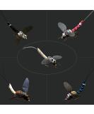 Premium Fly Fishing Flies Set with Box - Nymphs Dry Wet & Streamers - Realistic Black Flies for All Anglers - Buy Online on GoSupps.com