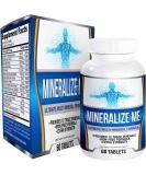 MINERALIZE-ME Multimineral Supplement | 72 Trace Minerals | Iron-Free | High Potency Formula | Natural Multiminerals | 60 Tablets - Buy Online on GoSupps.com