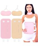 Buy Weewooday 4 Pcs Organic Castor Oil Pack Wraps - Adjustable Neck & Waist Compress Kits for Natural Healing (Oil Not Included) - Reusable Fresh Style International Shipping Available - Buy Online on GoSupps.com