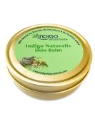 Indigo Naturalis Skin Balm 4 oz - Moisturizing Formula for Psoriasis, Eczema & Dry Skin Relief - With Vit E, Argan, Almond, Hemp Seed Oil - Aloe Vera & Shea Butter - 1 Pack - Buy Online on GoSupps.com