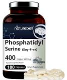 Double Strength PhosphatidylSerine 400mg | 180 Capsules | Soy-Free | Derived from Sunflower | Cognitive Health & Brain Function Support | Non-GMO - Buy Online on GoSupps.com