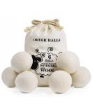 Tumble Dryer Balls Sopito 6pcs XL Wool Dryer Balls for Laundry to Reduce Drying Time Wrinkles and Static Soften Fabric Reduce Tangle and Make Clothes Fluffy with Premium Natural Wool - Buy Online on GoSupps.com