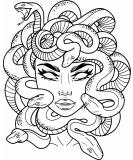 Dopetattoo Medusa Tattoo Temporary Fake Tattoos - 6 Sheets for Women, Men, Children, Boys, and Girls - Buy Online on GoSupps.com