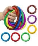 Chew Necklaces Bracelets for Sensory Kids (12 Pack) - Stretchy Coil Set for Autism ADHD ADD - Sensory Chew Toys for Stress & Anxiety - Buy Online on GoSupps.com