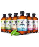 Gutsy Captain Kombucha - Raw Vegan Kombucha Tea with Live Cultures (12 x 400ml Mix Box) - No Preservatives Unpasteurized International Shipping - Buy Online on GoSupps.com