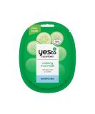 Yes To Cucumbers Calming Mud Mask with Aloe Vera - Paraben-Free Skincare for Sensitive Skin | 3 Pack for Men Women and Teens | International Shipping - Buy Online on GoSupps.com
