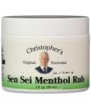 Buy Christopher's Original Formulas Sen Sei Ointment Menthol Rub - 2 Ounce | Fast International Shipping - Buy Online on GoSupps.com