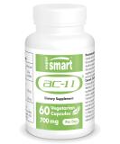 Supersmart AC-11 Supplement 700mg - Cat's Claw Extract for Cell DNA Repair - Anti Aging & Immune Support - 60 Vegetarian Capsules - Buy Online on GoSupps.com