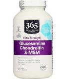 365 by Whole Foods Market Glucosamine Chondroitin X Strength MSM 240 Tablets - Joint Support Supplement - Buy Online on GoSupps.com