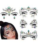 Festival Clothing Rave Accessories Face Jewels Gems Stickers Carnival Mermaid Costume Glitter - Buy Online on GoSupps.com