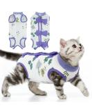 Buy Pumyporeity Cat Recovery Suit - Purple S | Post-Op Protection for Abdominal Wounds & Skin Diseases - Buy Online on GoSupps.com