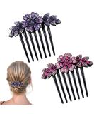 Hair Plug-In Comb with Rhinestone Teeth - Vintage Hair Jewelry for Women & Girls | Perfect Gift & Headdress Accessories - Buy Online on GoSupps.com
