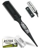 Buy Beardy Bro XXL Carbon Bart Effilier Knife | Perfect for Thinning Hair & Shaping Beards - Ships Worldwide - Buy Online on GoSupps.com