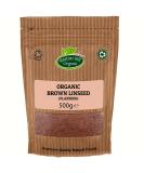 Organic Flaxseed Brown ( Linseed ) 500g by Hatton Hill Organic - Certified Organic - Buy Online on GoSupps.com