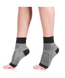 Plantar Fasciitis Compression Socks for Women & Men | Best Ankle Sleeve for Arch Support & Heel Pain Relief (Large - Buy Online on GoSupps.com