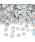1440PCS White Opal Art Nail Rhinestones Flatback Crystals for DIY Jewelry | Non-Hotfix | Includes Picking Pen | SS16 Size - Buy Online on GoSupps.com