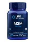 Life Extension MSM 1000 mg 100 Capsules - Buy Online on GoSupps.com