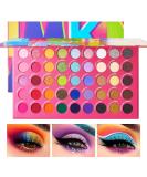 45 Shades Eyeshadow Palette | Highly Pigmented Makeup Collection for Vibrant & Long-Lasting Eye Looks - Matte Shimmer & Glitter - Buy Online on GoSupps.com