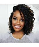 Pre-twisted Passion Twist Hair 8 Inch Crochet Braids for Black Women (Pack of 8) - 1B/27 - Buy Online on GoSupps.com