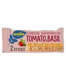 Wasa Sandwich Tomato & Basil - 24x40g | Delicious Crispbread Snack with Cheese & Dried Tomatoes | Perfect for International Shipping - Buy Online on GoSupps.com